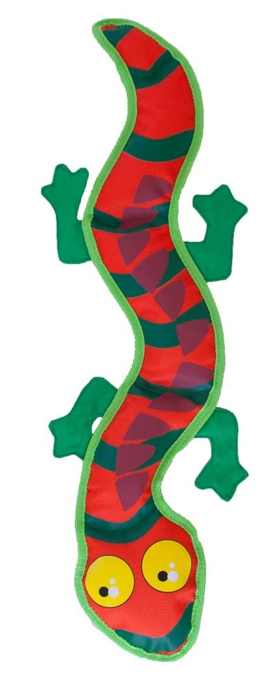 Outward Hound Invincibles Dog Toy Fire Biterz Lizard Multi-Color 1ea/XL