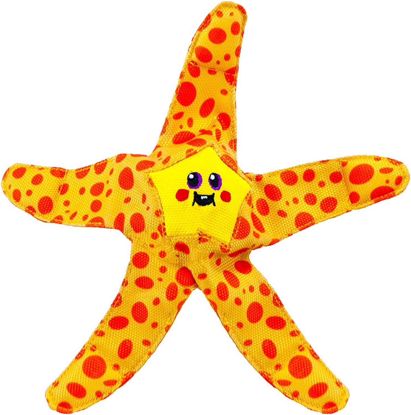 Outward Hound Floatiez Starfish Floating Dog Toy Yellow/Red 1ea/MD