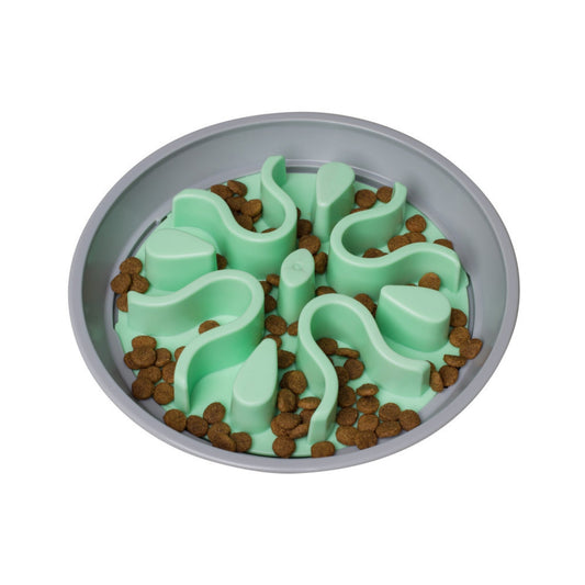 Outward Hound Fun Feeder Wobble Slo-Bowl Dog Bowl Mint, 1ea/20oz.