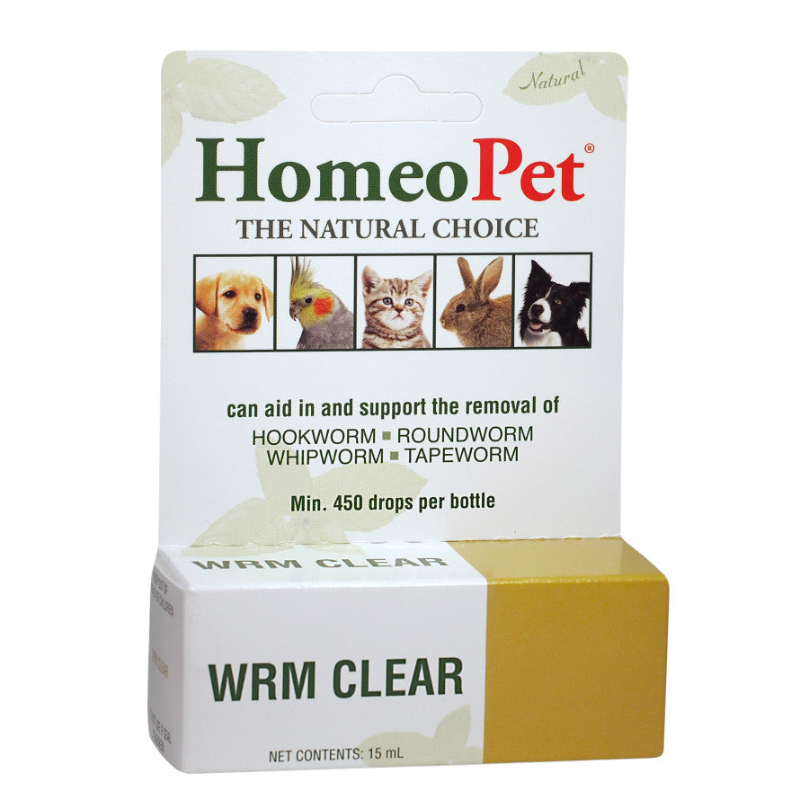 HomeoPet WRM Clear 1ea/15 ml