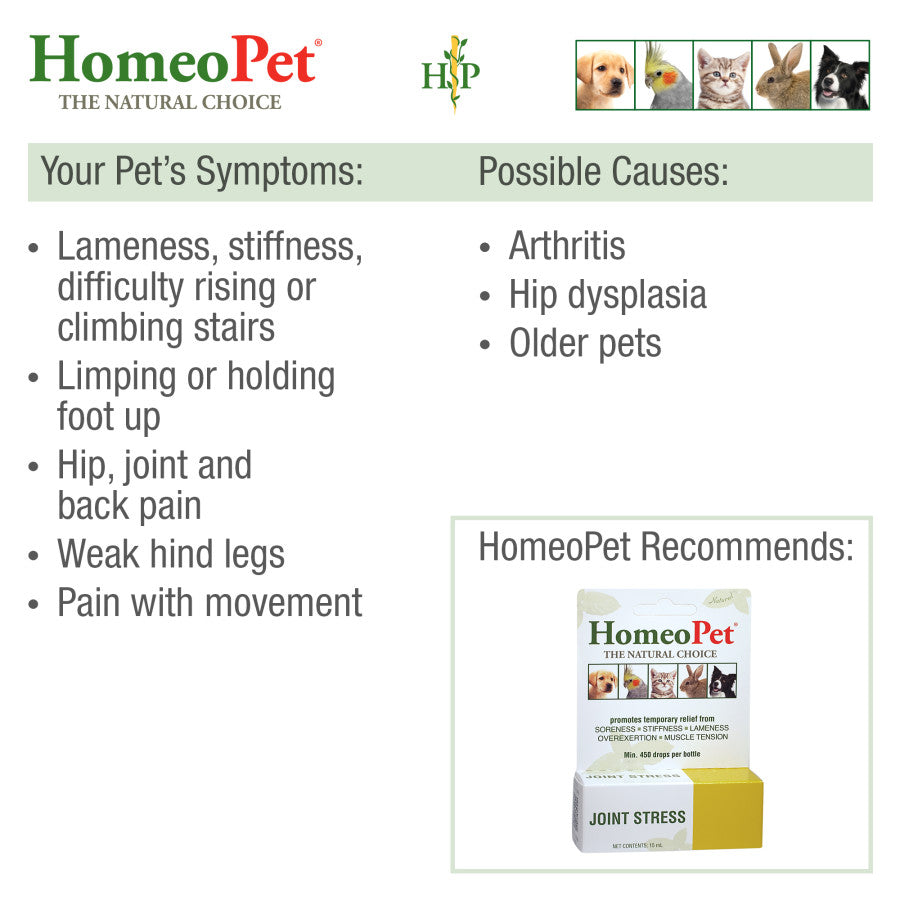 HomeoPet Joint Stress 1ea/15 ml