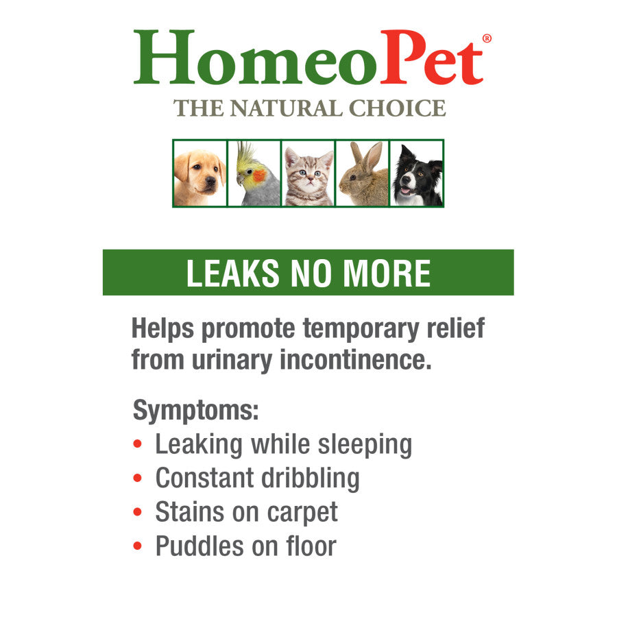 HomeoPet Leaks No More 1ea/15 ml