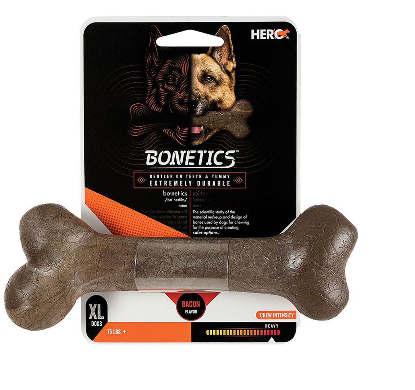 Hero Dog Bonetics Femur Bone Bacon Xlarge