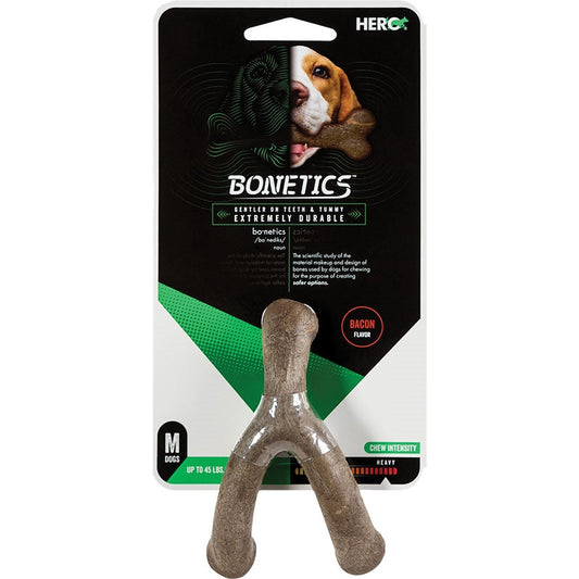 Hero Dog Bonetics Wishbone Bacon Medium