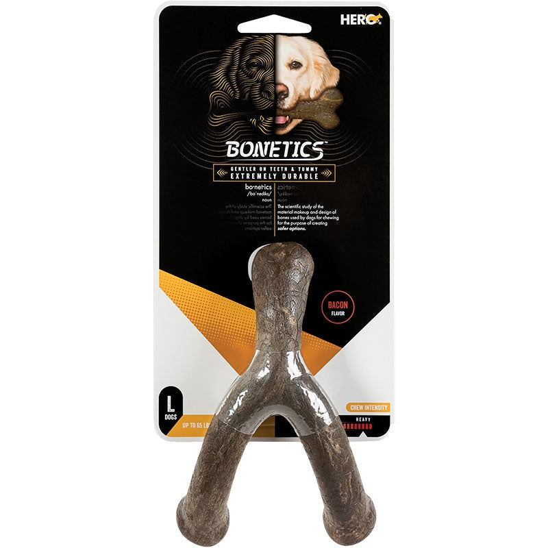 Hero Dog Bonetics Wishbone Bacon Large