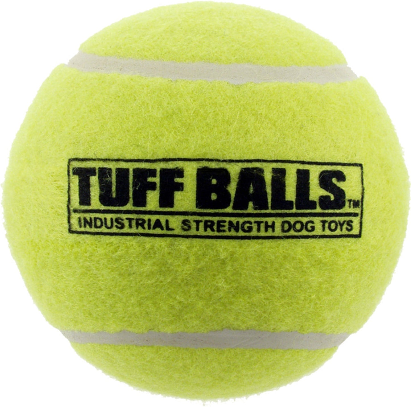 Petsport USA Tuff Ball Dog toy Yellow 12ea/Bulk, 2.5 in