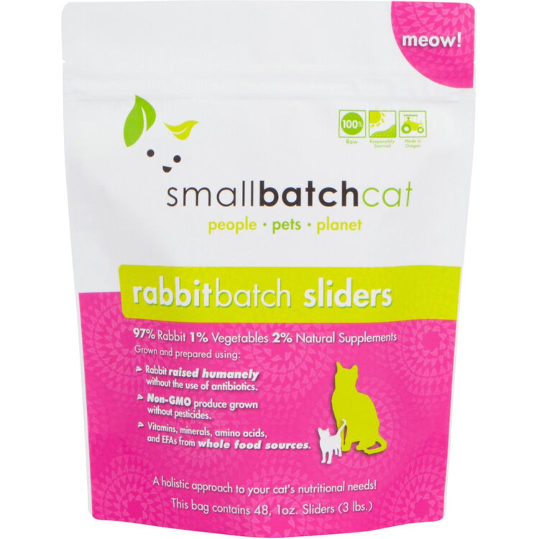 Smallbatch Cat Frozen Rabbit Sliders 3Lb