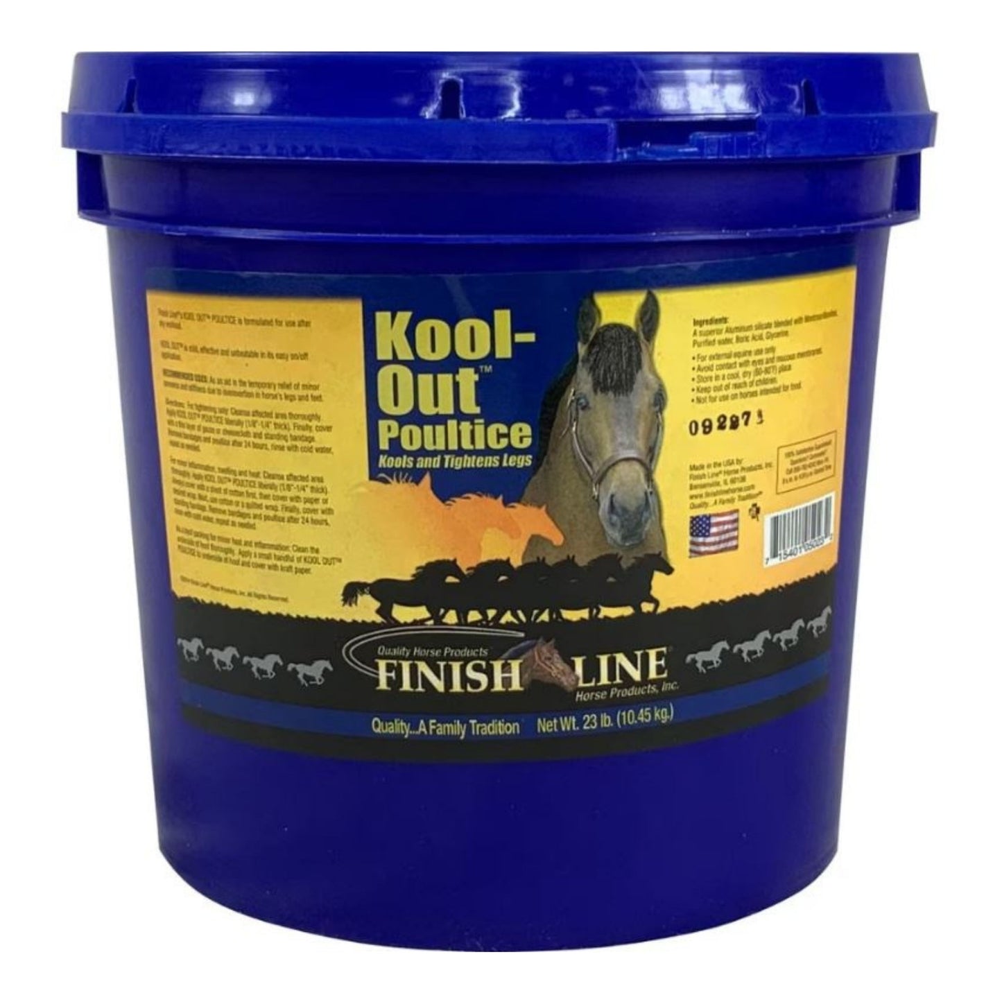 Finish Line Kool Out Clay Poultice 23Lbs.