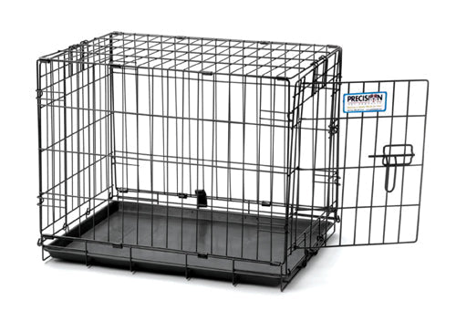 Precision Pet Products ProValu 1 Door Wire Dog Crate Black 1ea/48 in