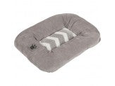 SnooZZy Zig Zag Low Bumper Kennel Dog Mat Grey 1ea/XS