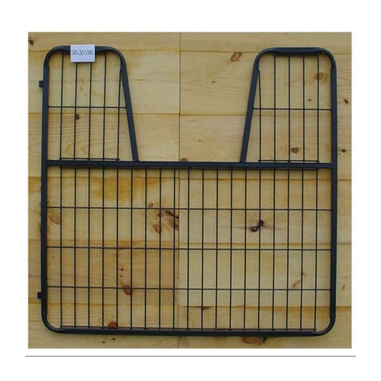 Stall Gate With Hinges With Yoke Black 52 x 50.5 In.