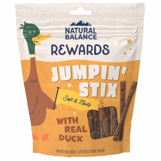 Natural Balance Pet Foods Rewards Jumpin' Stix Soft & Meaty Dog Treats Duck 1ea/4 oz