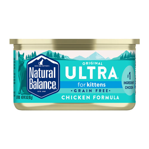 Natural Balance Pet Foods Original Ultra Whole Body Health Wet Kitten Food Chicken 24ea/3 oz