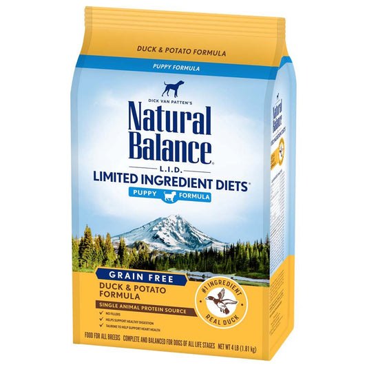 Natural Balance Pet Foods L.I.D. Puppy Dry Dog Food Duck & Potato 1ea/4 lb