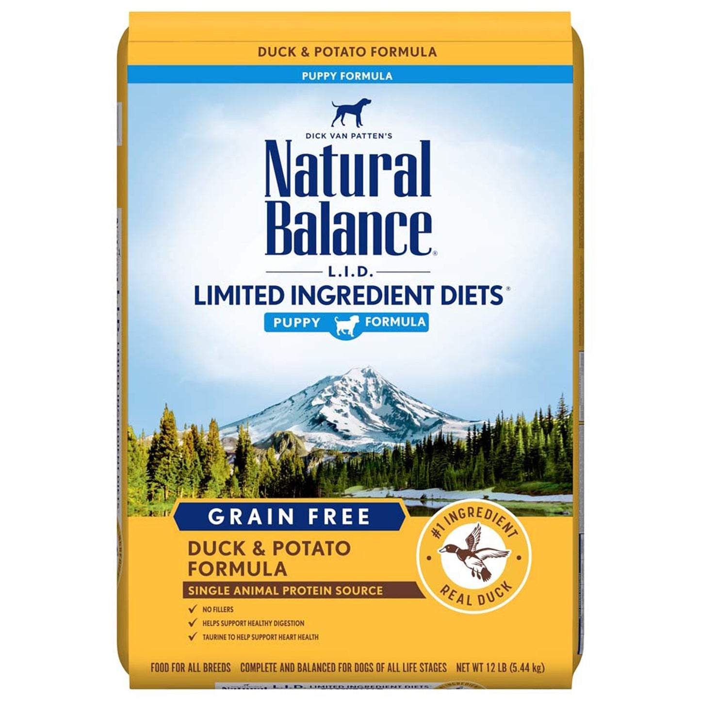 Natural Balance Pet Foods L.I.D. Puppy Dry Dog Food Duck & Potato 1ea/12 lb