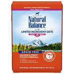 Natural Balance Pet Foods L.I.D. Small Breed Bites Dry Dog Food Salmon & Sweet Potato 1ea/12 lb