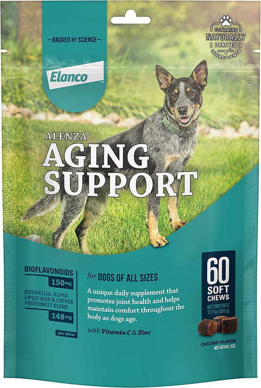 Bayer Dog Alenza Aging Support Soft Chews 60Ct.