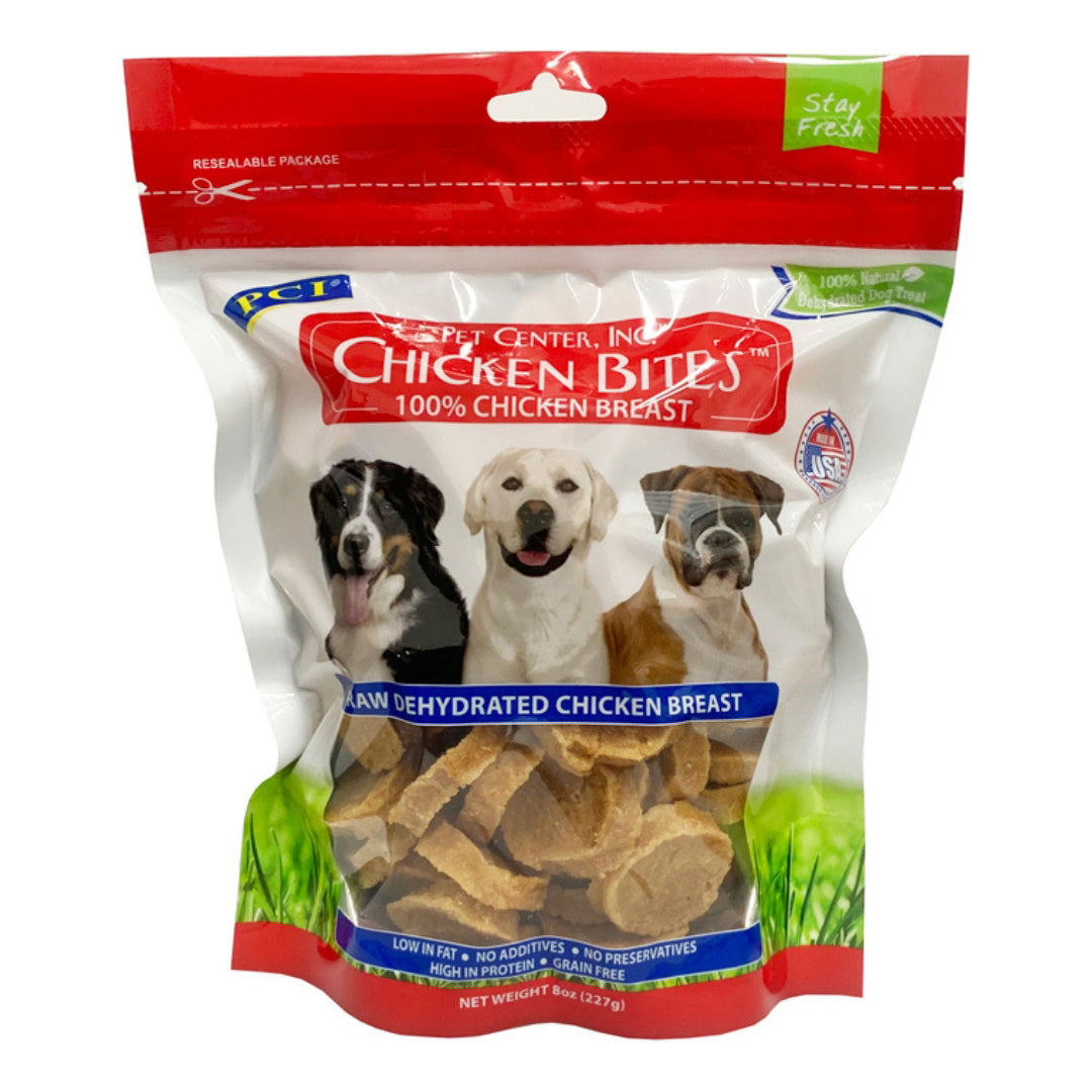 Pci Chicken Nibbles 8oz. Bag 100% Natural Chicken Breast Usa