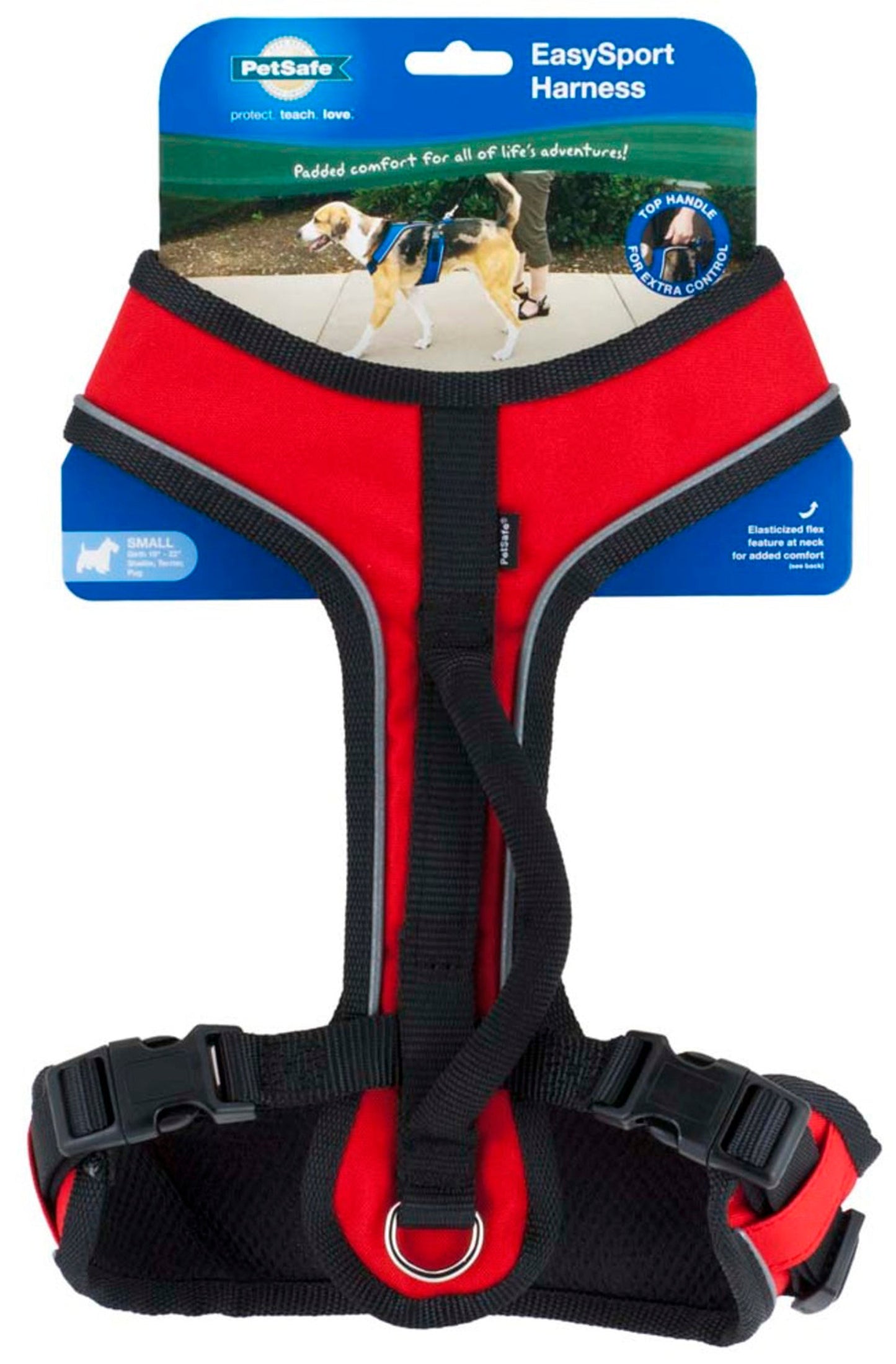 EasySport Comfortable Dog Harness Red 1ea/SM