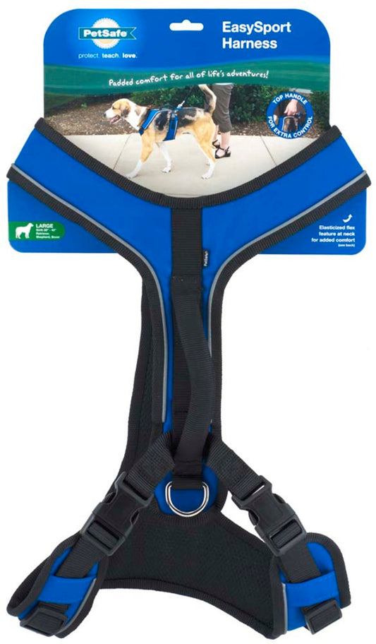 EasySport Comfortable Dog Harness Blue 1ea/MD