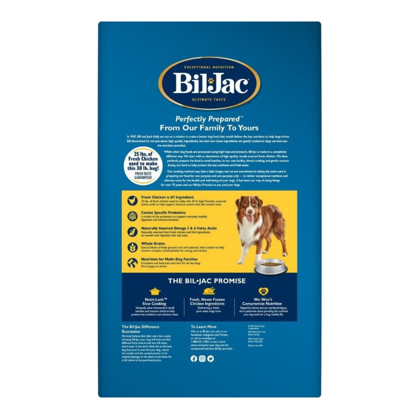 Bil-Jac Select Adult Dog Food Chicken 30Lbs.