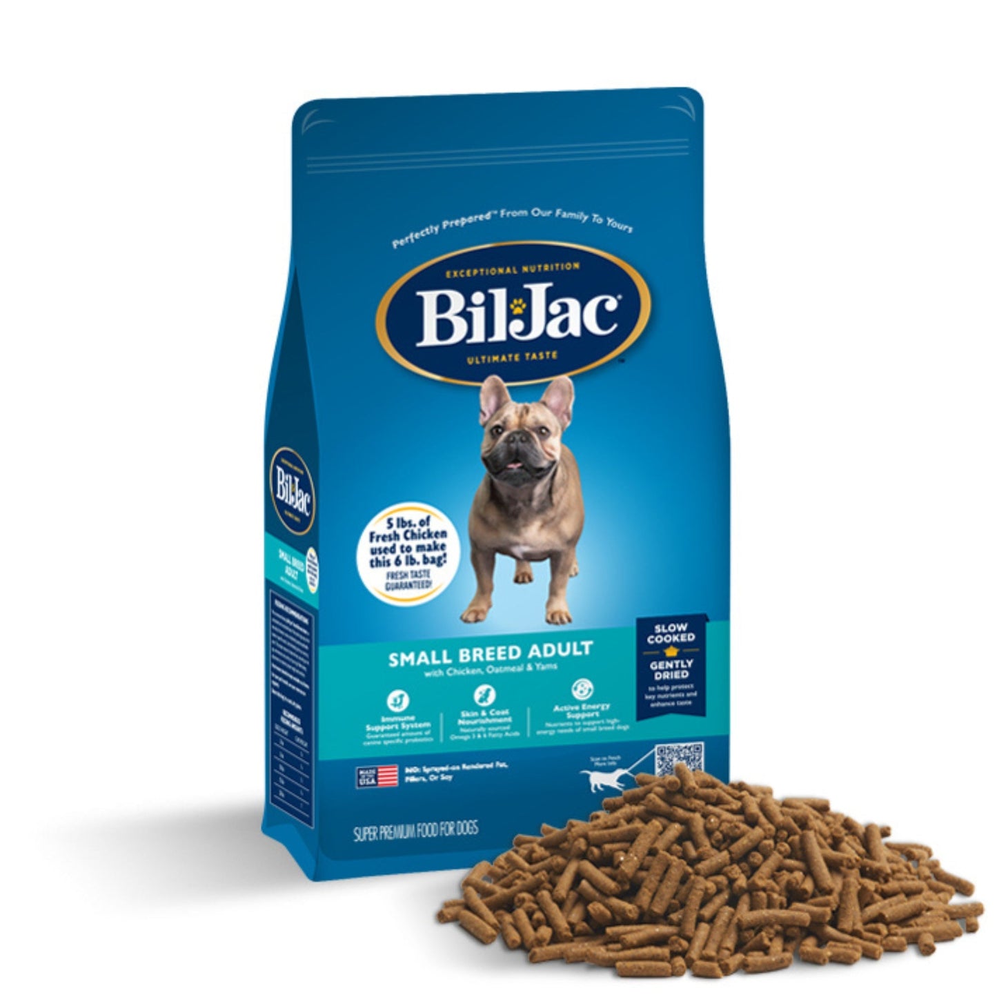 Bil-Jac Small Breed Adult Dog Food Chicken 6Lbs.