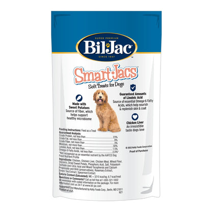 Bil-Jac Smart Jacs Skin & Coat Support Dog Treats Sweet Potato 4oz. (Case of 10)