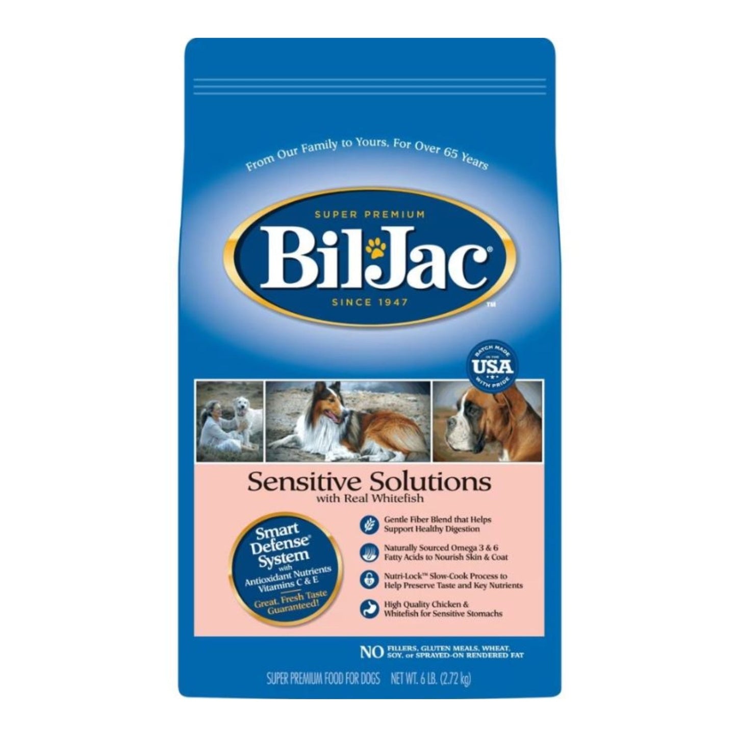 Bil-Jac Sensitive Solutions Dog Food Chicken 6Lbs.