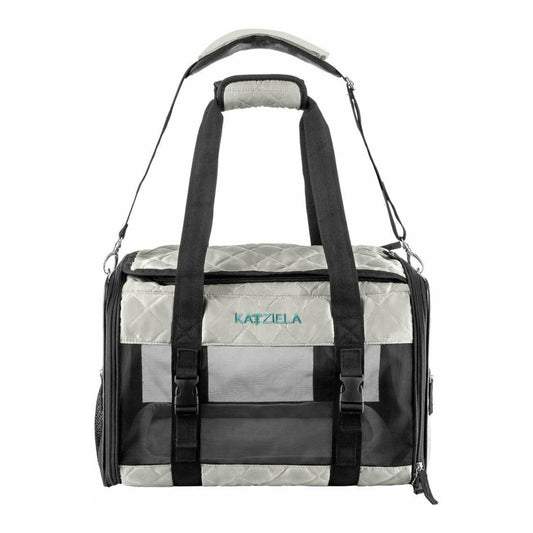 Katziela Quilted Companion Carrier Gray Large