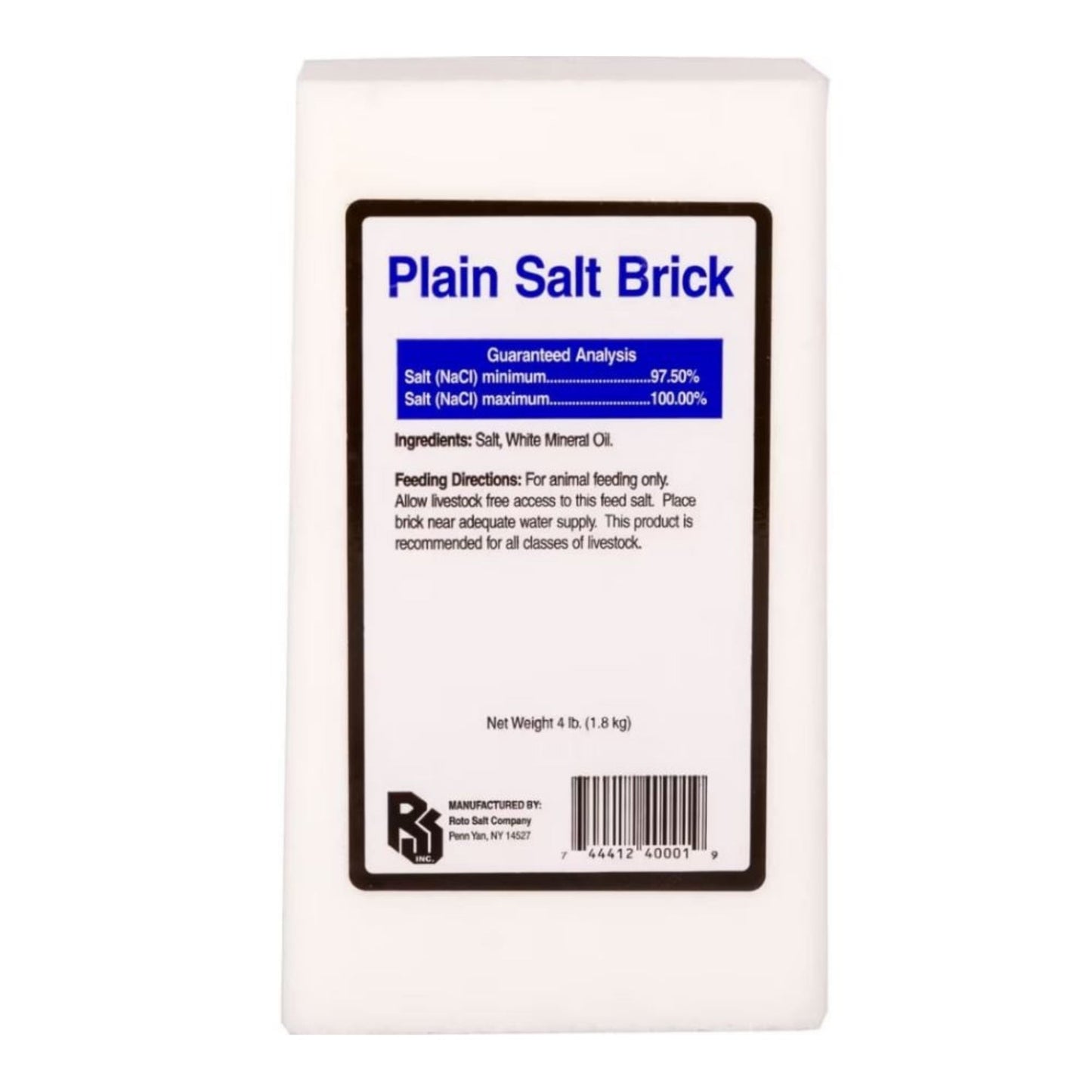 Salt Brick Plain 4lbs.