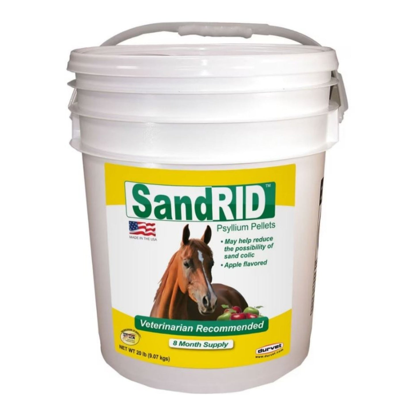 Durvet Sandrid Psyllium Pellets 20Lbs.