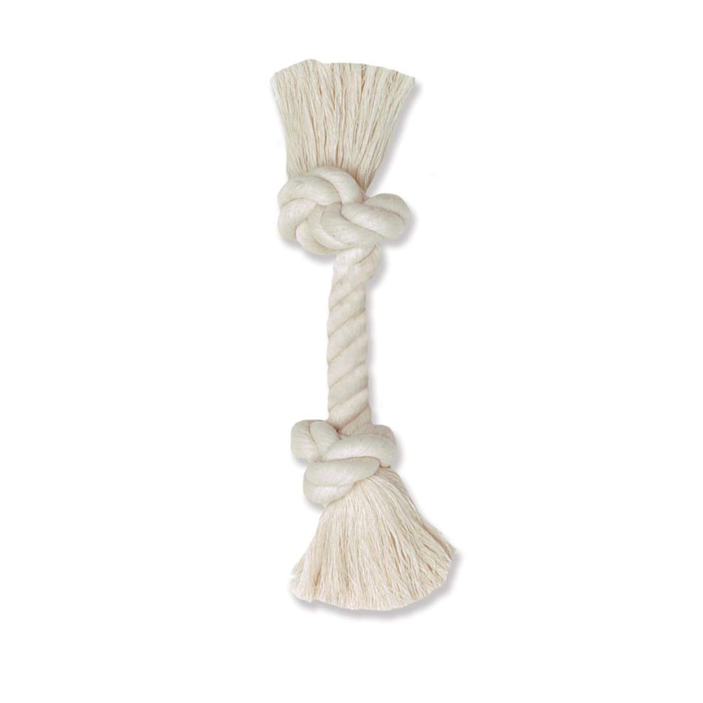 Mammoth Pet Products 100% Cotton Rope Bone Dog Toy White 1ea/19 in