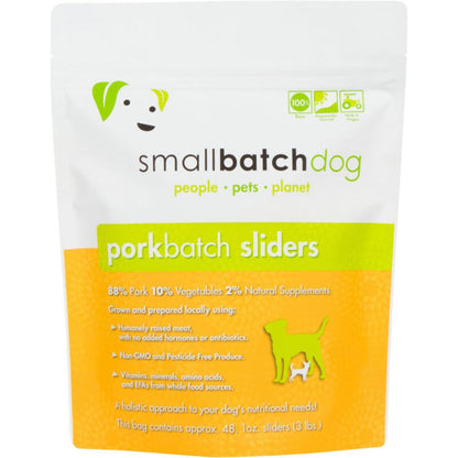 Smallbatch Dog Frozen Pork Sliders 3Lb