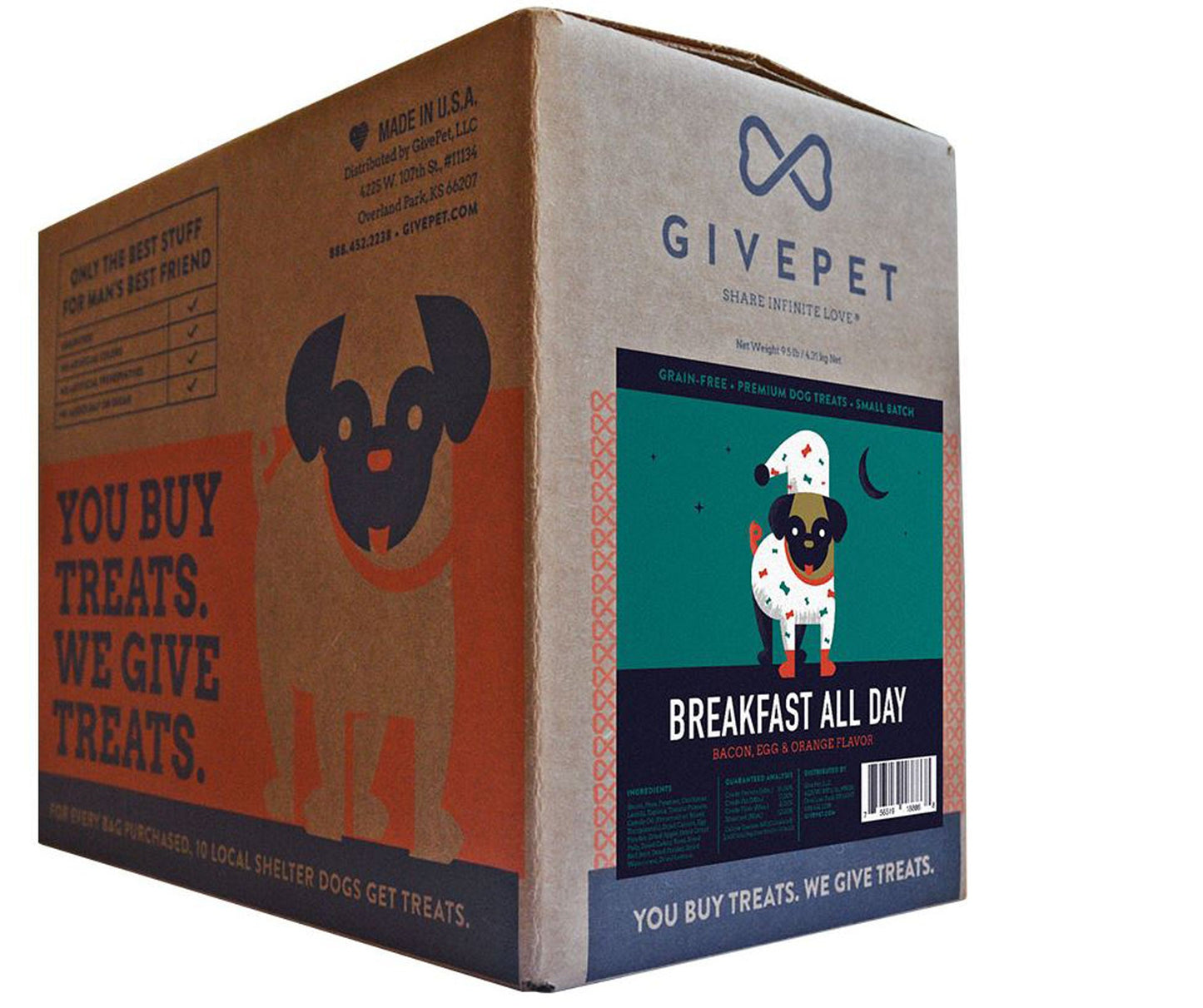 Givepet Dog Breakfast All Day 9.5lbs. Bulk