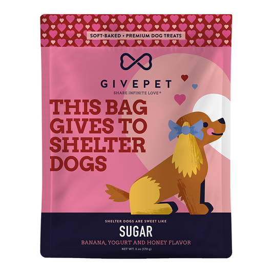 GivePet Holiday Dog Treat Soft Chew Sugar 6oz