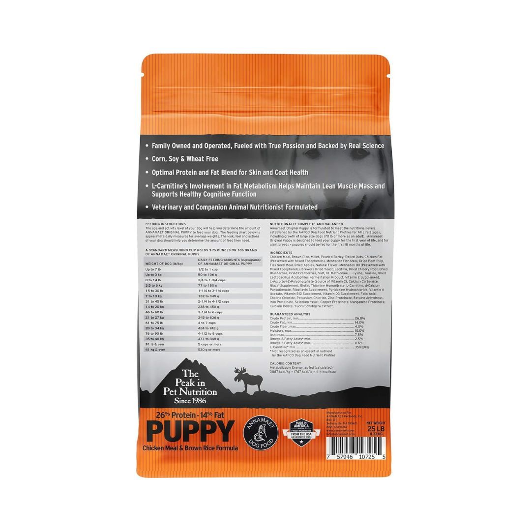 Annamaet Dog Original Puppy 25Lb