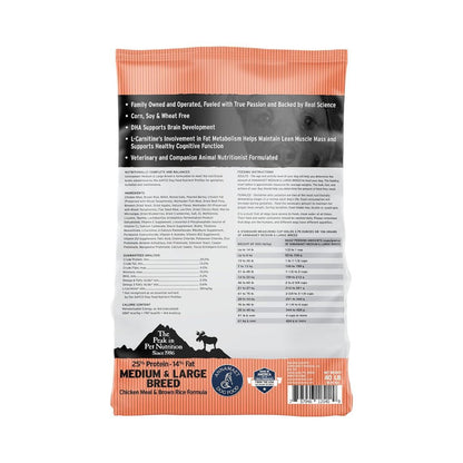 Annamaet Original Dd 40Lb Med/Lrg Brd 25% (Encore) Chicken Brown Rice