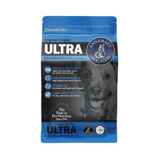 Annamaet Dog Ultra 32% 25Lb Chicken Fish