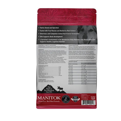 Annamaet Dog Manitok 12Lb Grain Free Lamb Venison