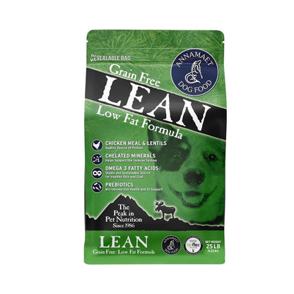 Annamaet Dog Lean 25Lb Grain Free Chicken Duck Herring