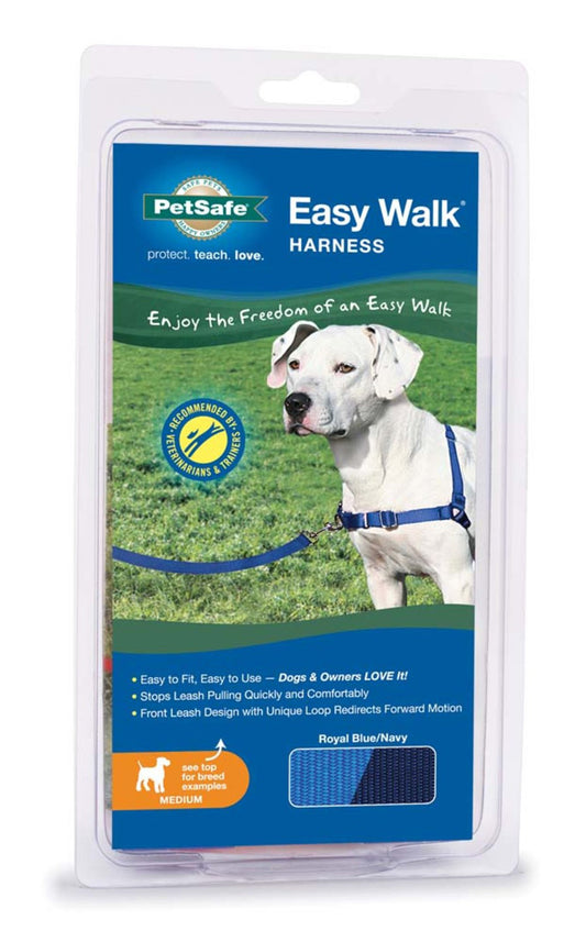 PetSafe Easy Walk Dog Harness Royal Blue/Navy 1ea/MD