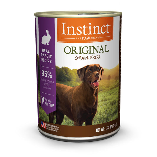 Natures Variety Instinct Dog Can Original Rabbit 13.2oz. (Case of 6)