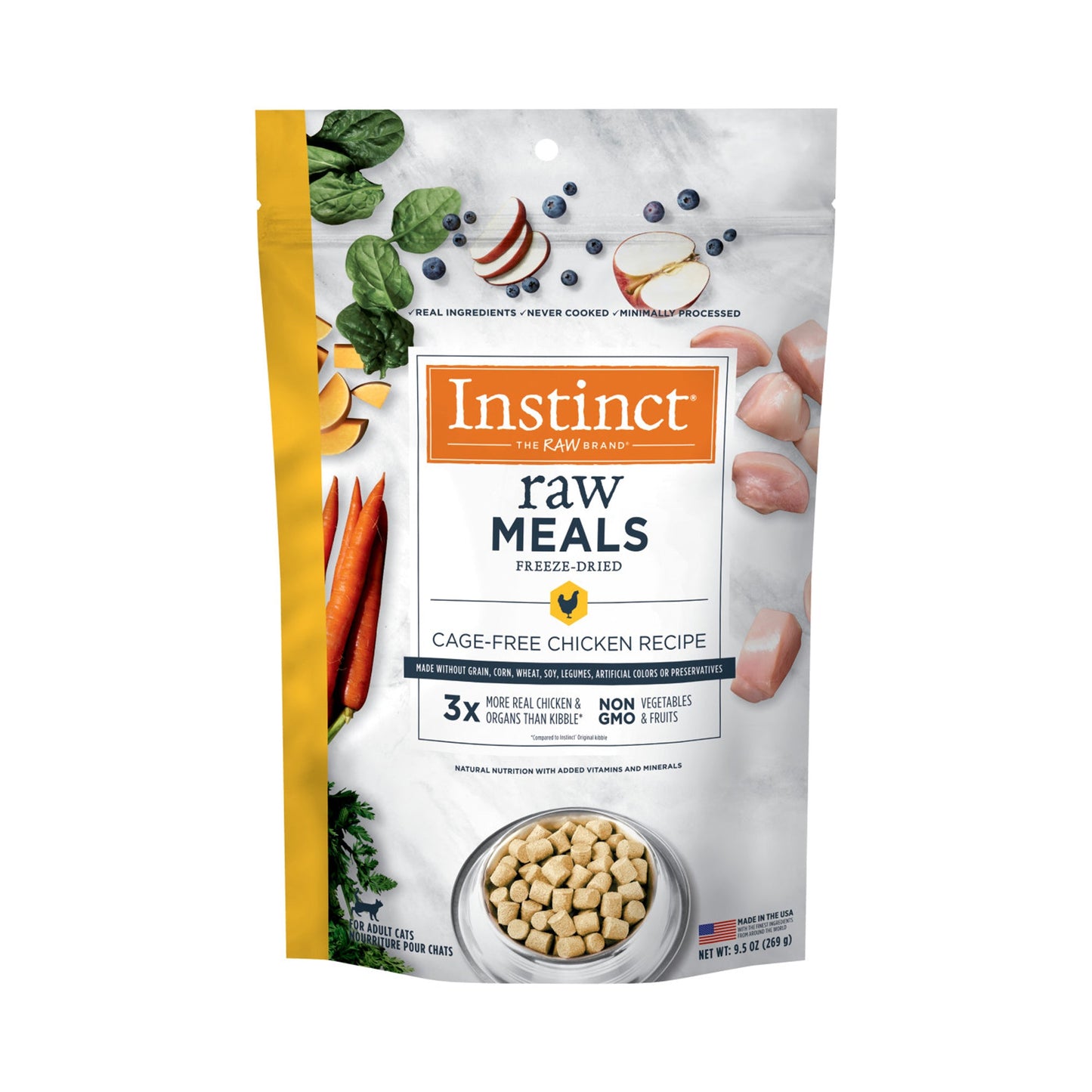 Natures Variety Cat Instinct Raw Meal Freeze-dried Real Chicken 9.5oz