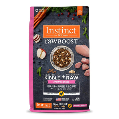 Natures Variety Instinct Dog Raw Boost Small Breed Chicken 10Lb Grainfree