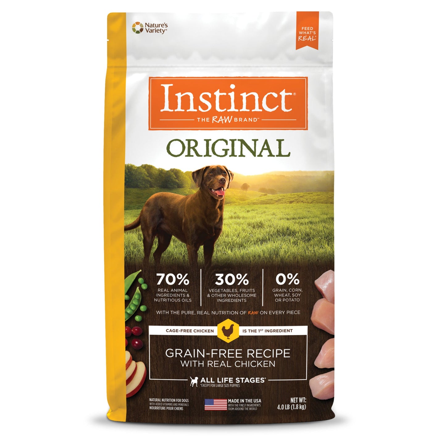 Natures Variety Instinct  Original Chicken 4Lb Grain Free