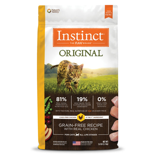 Natures Variety Instinct Cat Original Chicken 5Lb   Grain Free