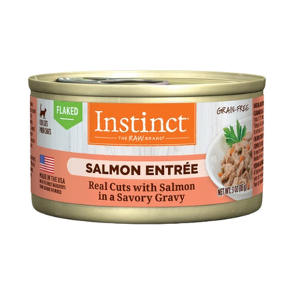 Natures Variety Instinct Cat Can 3oz. Salmon Flaked (Case of 24)