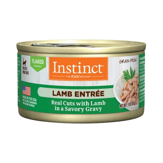 Natures Variety Instinct Cat Can 3oz. Lamb Flaked (Case of 24)