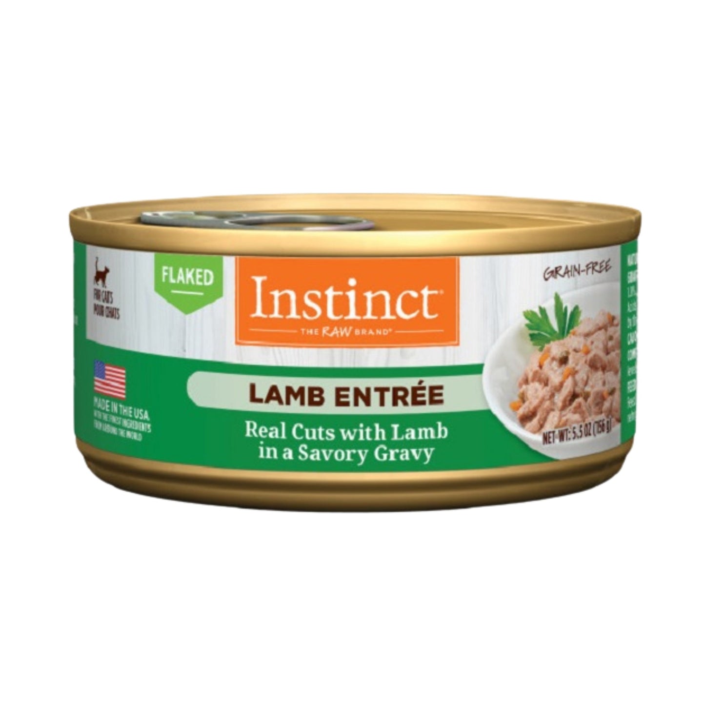 Natures Variety Instinct Cat Can 5.5oz. Lamb Flaked (Case of 12)