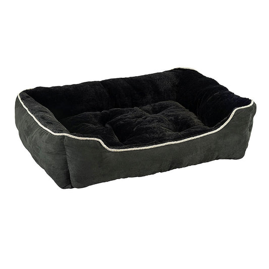 Ethical Pet Sleep Zone Piping Trim Slumber 28" Black